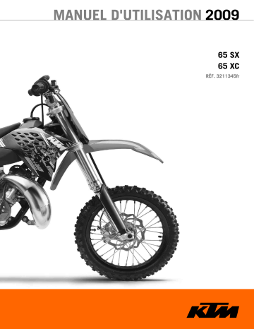 Manuel du propriétaire | KTM 65 SX Manuel utilisateur | Fixfr