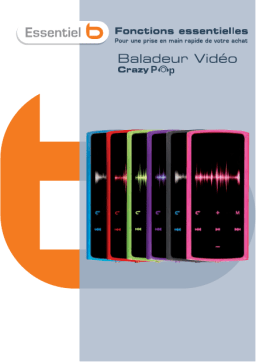 Essentiel b Crasy Pop Guide de d&eacute;marrage rapide