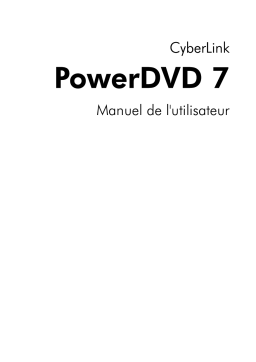 CyberLink PowerDVD 7 Manuel utilisateur