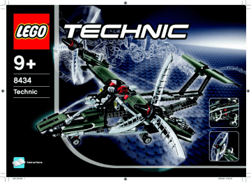 Guide d'installation | Lego 8434 Aircraft Manuel utilisateur | Fixfr