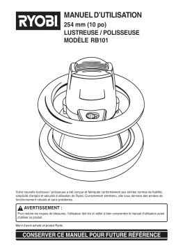 Ryobi RB101 Manuel utilisateur