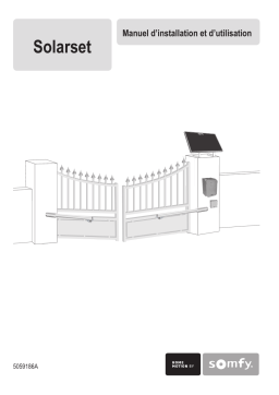 Somfy SOLARSET Manuel utilisateur