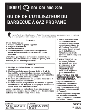 Weber Q2000 Mode d'emploi | Fixfr