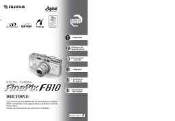 Fuji F810 Manuel utilisateur