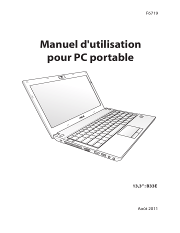 Manuel du propriétaire | Asus B33E-RO157X Manuel utilisateur | Fixfr