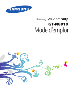 Samsung GALAXY Note 10.1 Manuel utilisateur