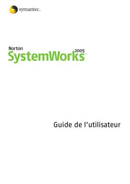 Symantec Norton SystemWorks 2005 Manuel utilisateur