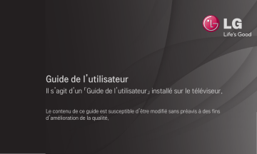 37LS5600 | 55LS4600 | 55LS5600 | 47LS5600 | LG 47LS4600 Mode d'emploi | Fixfr