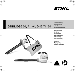 STIHL BGE 61, 71, 81, SHE 71, 81: Notice d'emploi + IA