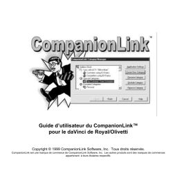 Olivetti COMPANIONLINK Manuel utilisateur