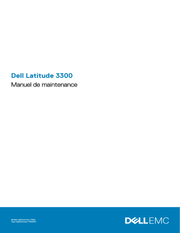 Dell Latitude 3300 laptop Manuel du propriétaire | Fixfr