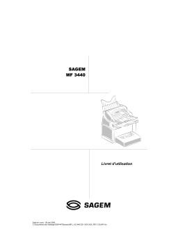 Sagem MF 3440 Manuel utilisateur