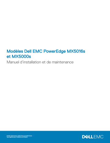 PowerEdge MX5016s | Dell PowerEdge MX7000 server Manuel du propriétaire | Fixfr