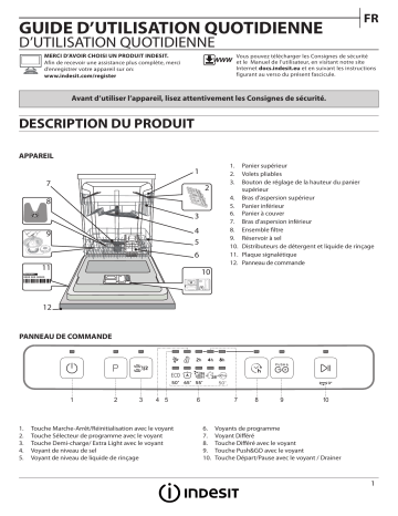 Mode d'emploi | Indesit DFC 2C24 B Manuel utilisateur | Fixfr