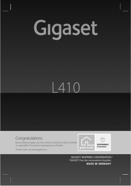 Siemens Gigaset L 410 Manuel utilisateur