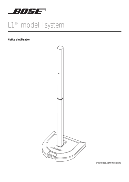 Bose L1 Model I Manuel utilisateur