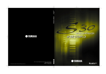 Manuel du propriétaire | Yamaha S30 Manuel utilisateur | Fixfr
