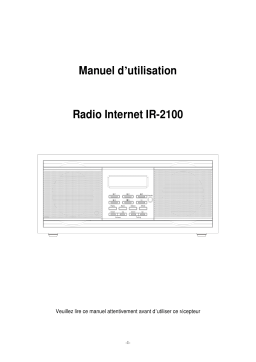 Lenco IR-2100 Manuel utilisateur