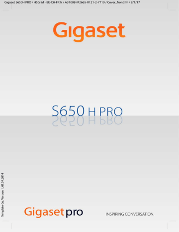 Manuel du propriétaire | Gigaset S650 IP Pro Manuel utilisateur | Fixfr