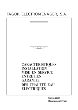 Fagor FBG-200N1 Manuel utilisateur