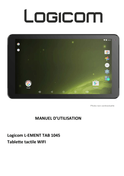 Logicom L-Ement Tab 1045 Manuel utilisateur