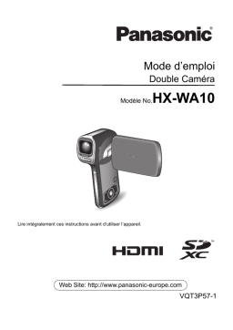 Panasonic HX WA10 Mode d'emploi