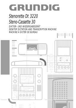 Grundig DT 3220 Manuel utilisateur