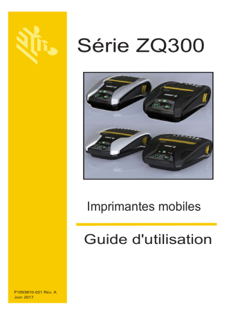 Manuel du propriétaire | Zebra ZQ300 Manuel utilisateur | Fixfr