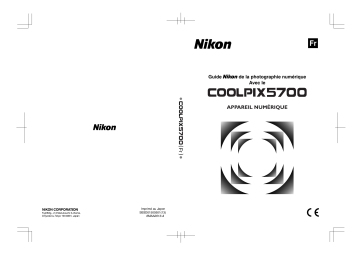 Mode d'emploi | Nikon Coolpix E5700 Manuel utilisateur | Fixfr