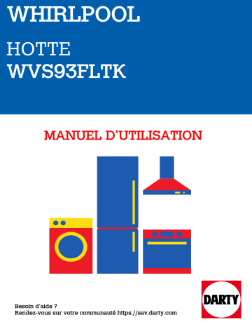 Manuel du propriétaire | Whirlpool WDO 93F B K Manuel utilisateur | Fixfr
