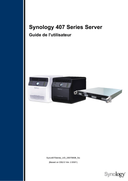 Synology 407 SERVER Manuel utilisateur