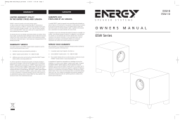 Energy ESW-C10 CE Black Manuel utilisateur