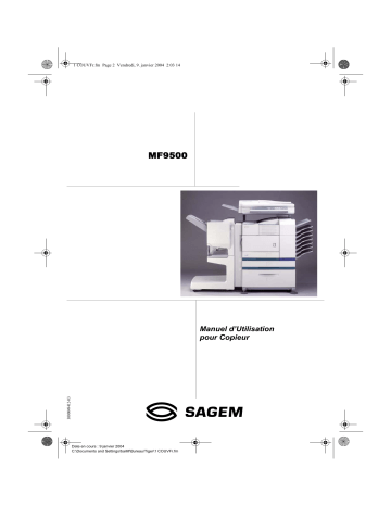 Manuel du propriétaire | Sagem MF 9500 Manuel utilisateur | Fixfr