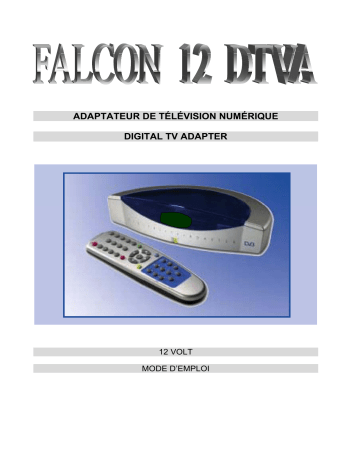 Teleco Falcon 12 DTVA Manuel utilisateur | Fixfr