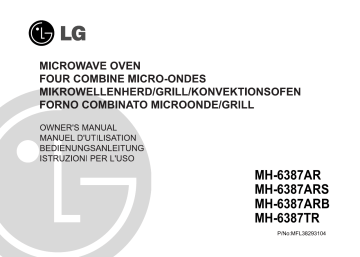 LG MH-6387AR Manuel du propriétaire | Fixfr