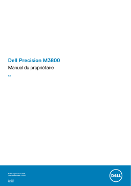 Dell Precision M3800 Manuel du propriétaire