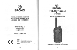 BRONDI FX DYNAMIC Manuel utilisateur