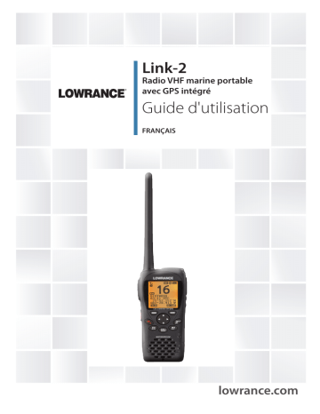Mode d'emploi | Lowrance Link-2 VHF Manuel utilisateur | Fixfr
