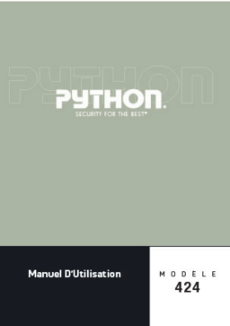 Python 424 Manuel utilisateur