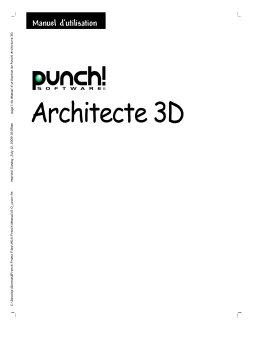 Avanquest Architecte Architecte 3D 2009 Manuel utilisateur
