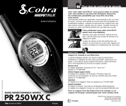 Cobra PR 250-2 WX VP C Manuel utilisateur