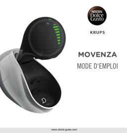 Dolce Gusto MOVENZA Manuel du propriétaire