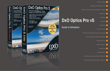 Manuel du propriétaire | DxO Optics Pro v5.1 Manuel utilisateur | Fixfr
