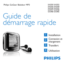 Philips SA2980/02 Manuel utilisateur