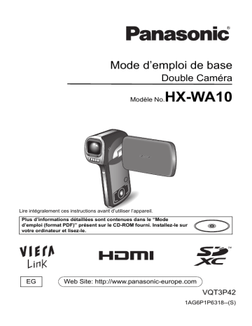 Panasonic HX WA10 Mode d'emploi | Fixfr