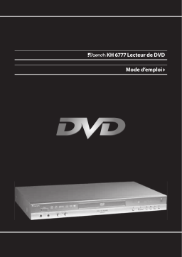 Kompernass EBENCH KH 6777 LECTEUR DE DVD Manuel utilisateur