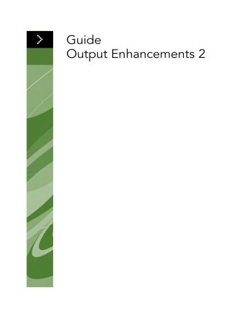 Quark Output Enhancements 2 Mode d'emploi | Fixfr