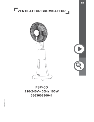 Castorama Brumisateur oscillant FSP40D Mode d'emploi | Fixfr