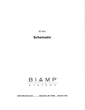 Biamp Bi-Mix Manuel utilisateur | Fixfr
