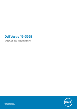 Dell Vostro 15 3568 laptop Manuel du propriétaire
